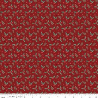 Evergreen Wishes 5" Stacker, Riley Blake 5-17810-42, 5" Precut Mint Green Red Black Cream Christmas Fabric Squares, Traci Reed, Riley Blake