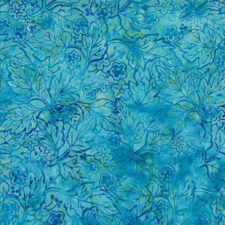 Tonga Cabo Batik 5" Squares, Timeless Treasures Treat-Mini42 Cabo, 5" Precut Turquoise Blue Brown Beige Coastal Batik Charm Pack Squares