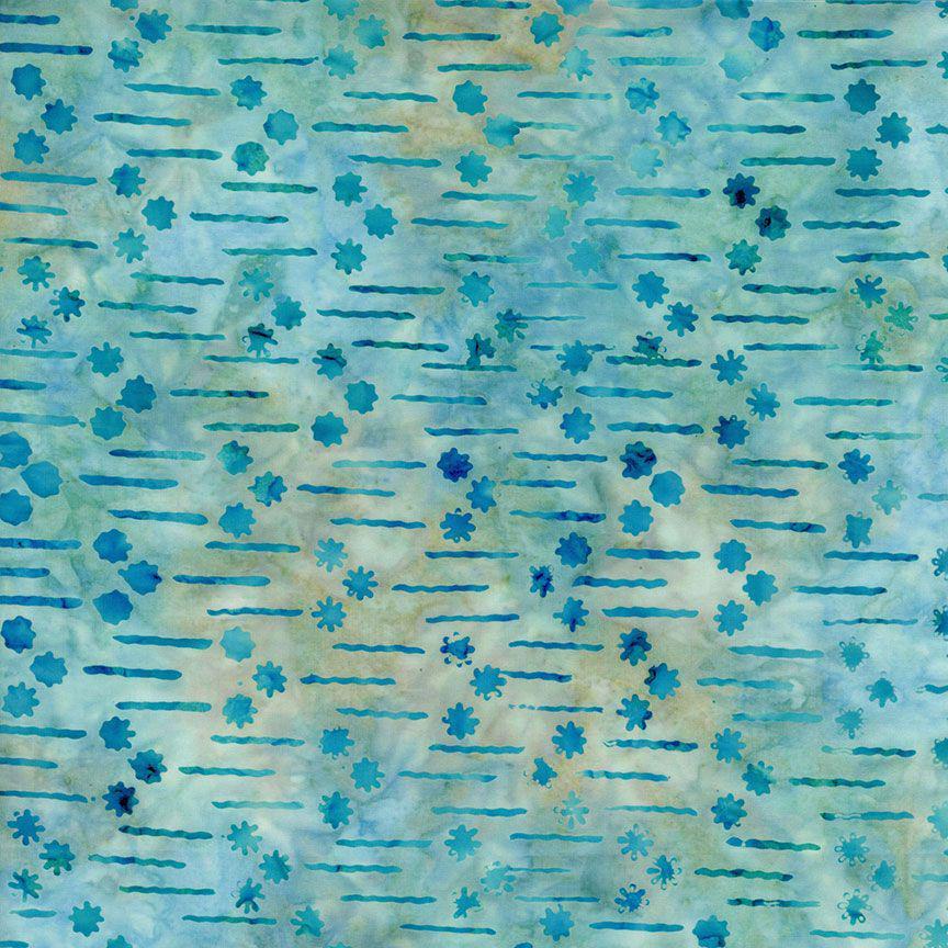 Tonga Cabo Batik 5" Squares, Timeless Treasures Treat-Mini42 Cabo, 5" Precut Turquoise Blue Brown Beige Coastal Batik Charm Pack Squares