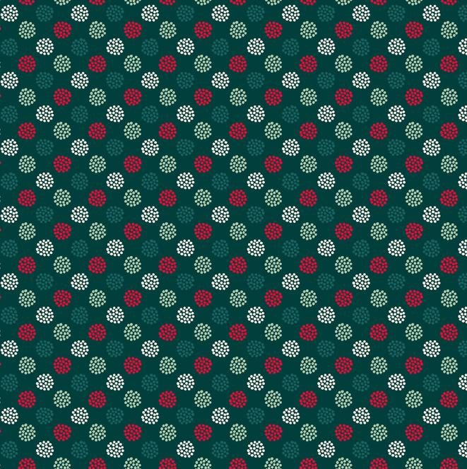 Holiday Stitches 5" Charm Pack, Maywood Studio CP-MASHOST, 5" Precut Teal Green Red Christmas Xmas Charm Pack Fabric Squares