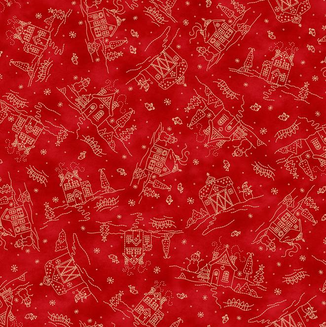 Christmastime 5" Charm Pack, Maywood Studio CP-MASCHRI, 5" Precut Green Red Beige Christmas Xmas Charm Pack Fabric Squares, Robin Kingsley