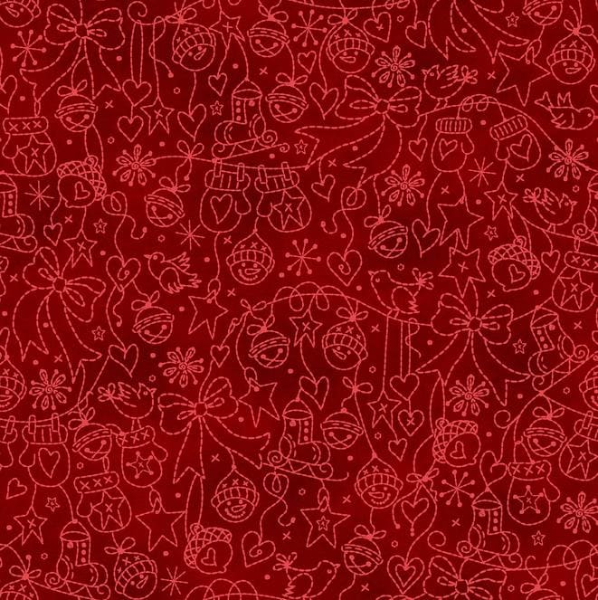 Christmastime 5" Charm Pack, Maywood Studio CP-MASCHRI, 5" Precut Green Red Beige Christmas Xmas Charm Pack Fabric Squares, Robin Kingsley
