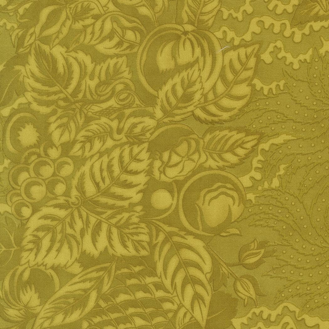 Butternut and Sage 5" Charm Pack, Moda 35440PP, 5" Precut Autumn Fall Floral Quilting Fabric Squares, Fig Tree and Co
