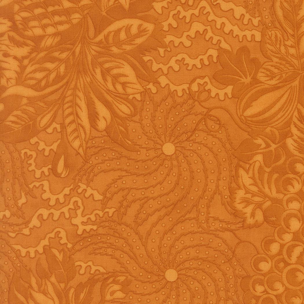 Butternut and Sage 5" Charm Pack, Moda 35440PP, 5" Precut Autumn Fall Floral Quilting Fabric Squares, Fig Tree and Co