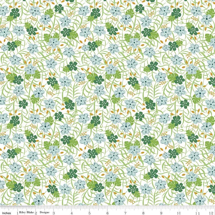 RARE Let's Be Mermaids 5" Stack OOP, Riley Blake 5-7610-42, 5" Precut Baby Girl Mermaid Charm Pack Fabric Squares