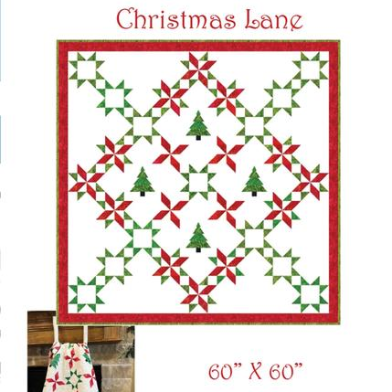 Christmas Lane Quilt Pattern, Pastry Shop Quilts P257-CHRISTMASLANE