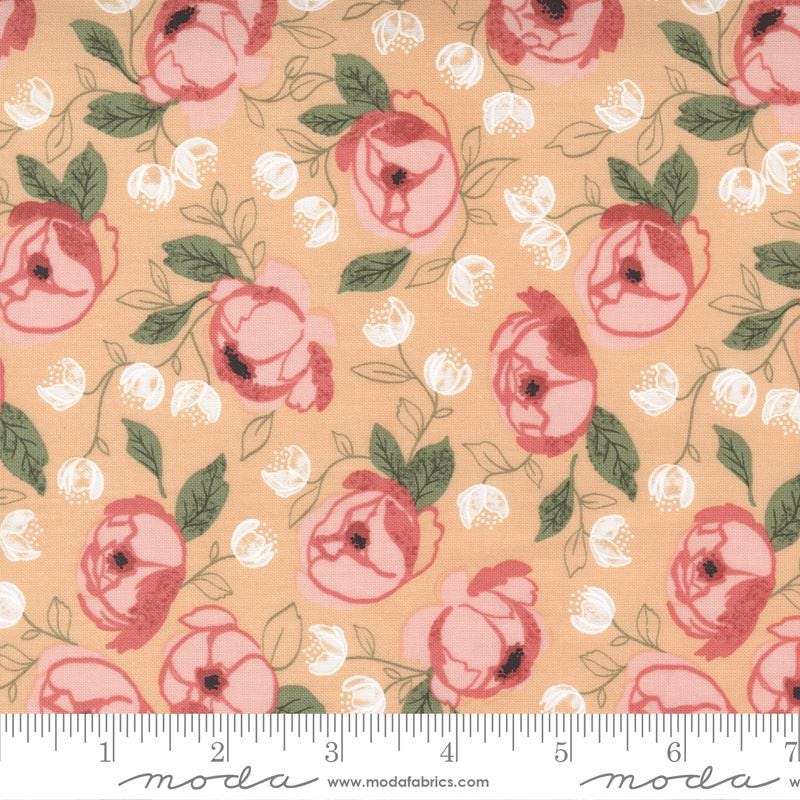 Country Rose 5" Charm Pack OOP, Moda 5170PP, 5" Precut Roses Floral Charm Pack Fabric Squares, Lella Boutique