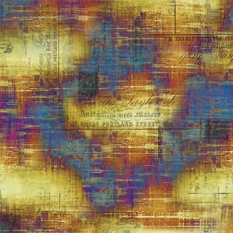 Abandoned 10 Fat Quarter Bundle, Free Spirit FB4FQTH-ABANDONED, Modern Urban Edgy Fat Quarters, Tim Holtz Eclectic Elements
