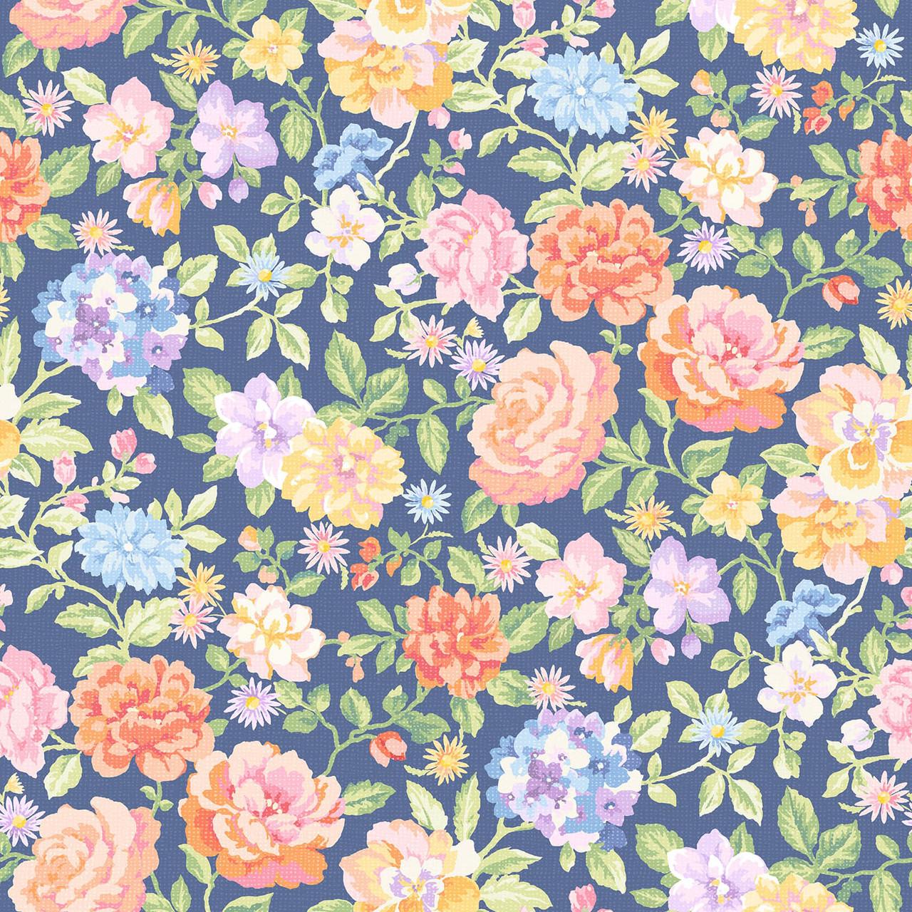 Gathering Sun 5" Charm Pack, Maywood Studio CP-MASGSUN, 5" Precut Pastel Floral Charm Pack Fabric Squares