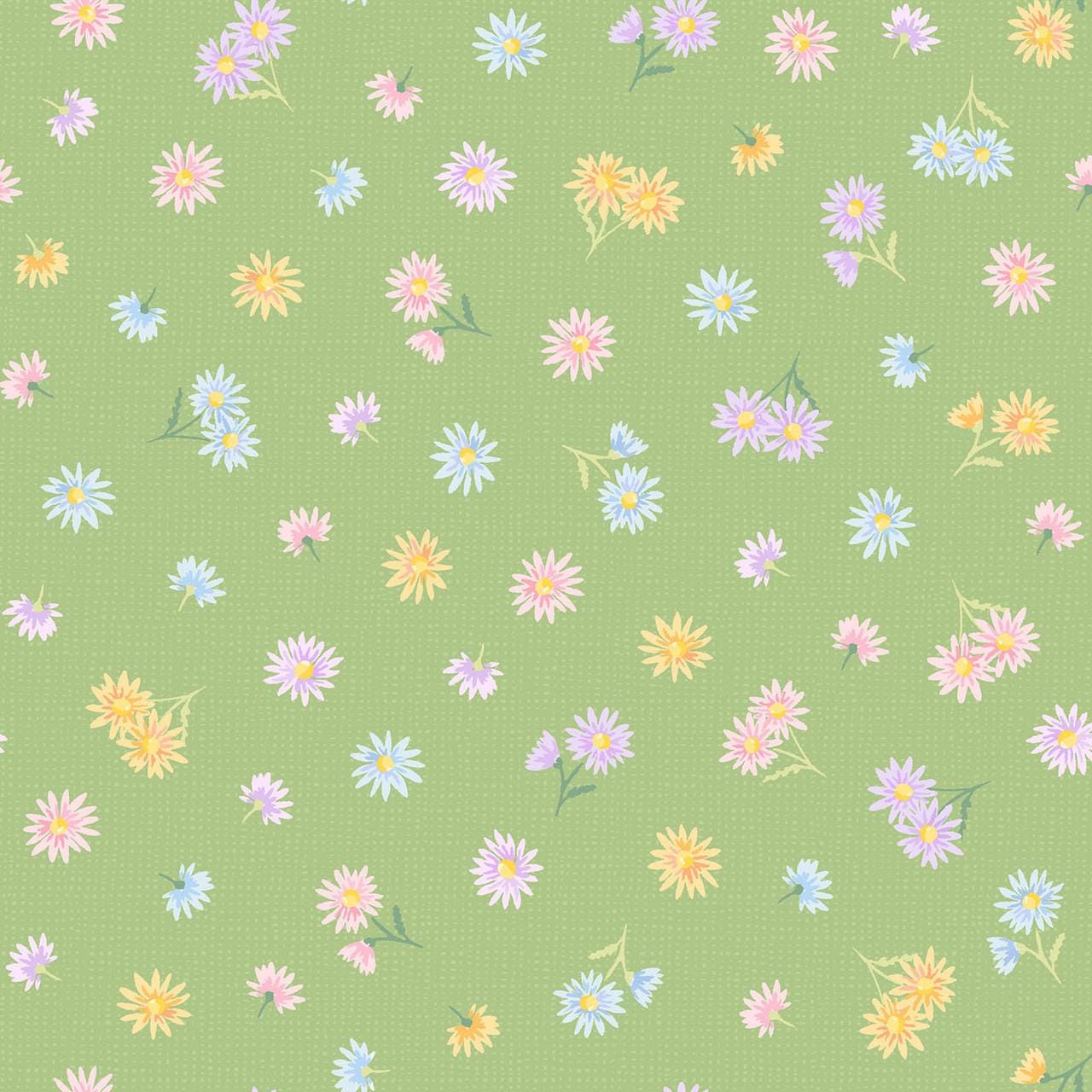 Gathering Sun 5" Charm Pack, Maywood Studio CP-MASGSUN, 5" Precut Pastel Floral Charm Pack Fabric Squares
