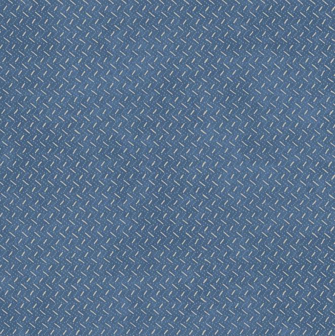 Patchwork Blue 5" Charm Pack, Maywood Studio CP-MASPABL, 5" Precut Ecru Tan Blue Floral Geometric Charm Pack Fabric Squares
