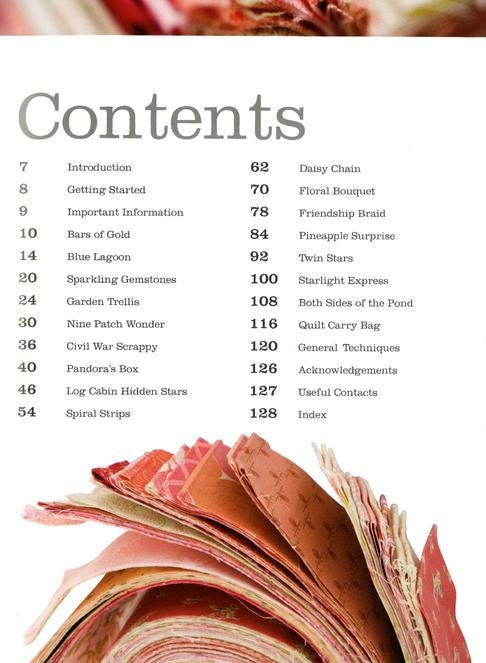 Jelly Roll Quilts Pattern Book, Pam and Nicky Lintott Z2175, 17 Strip Roll Project Designs, Patterns for Precuts