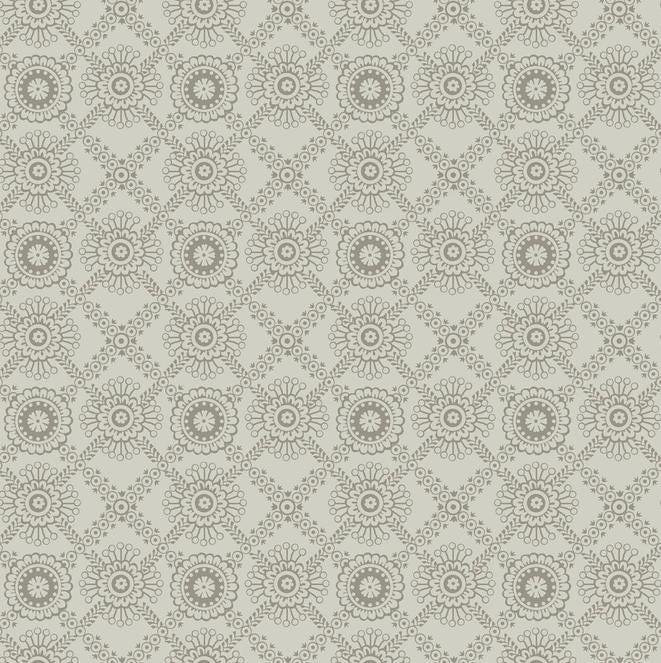 Midnight Bloom5" Charm Pack, Maywood Studio CP-MASMIDB, 5" Precut Ecru Navy Blue Teal Gray Floral Geometric Charm Pack Fabric Squares