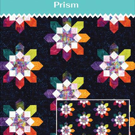 Prism Quilt Pattern, Blooming Boldly BBD0123