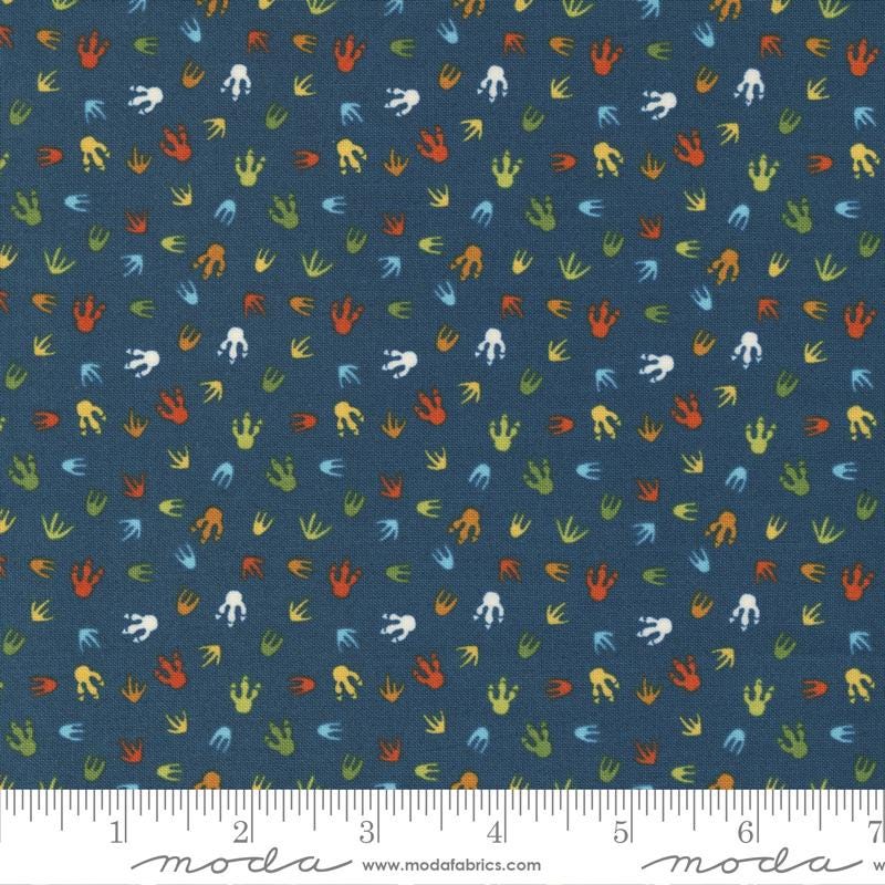 RARE Stomp Stomp Roar 5" Charm Pack OOP, Moda 20820PP, 5" Precut Dinosaur Baby Kids Toddler Quilt Fabric Squares, Stacy Iest Hsu