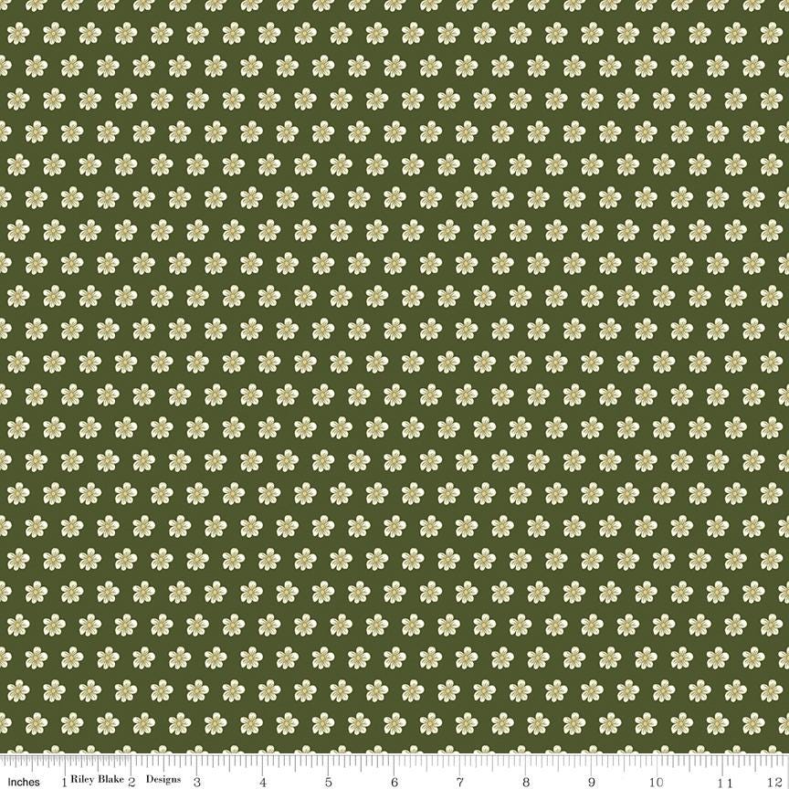Tangled Garden 2.5" Rolie Polie, Riley Blake RP-18020-20, Precut 2.5" Floral Fabric Strips in Pink Red Green Black, Diane Labombarbe
