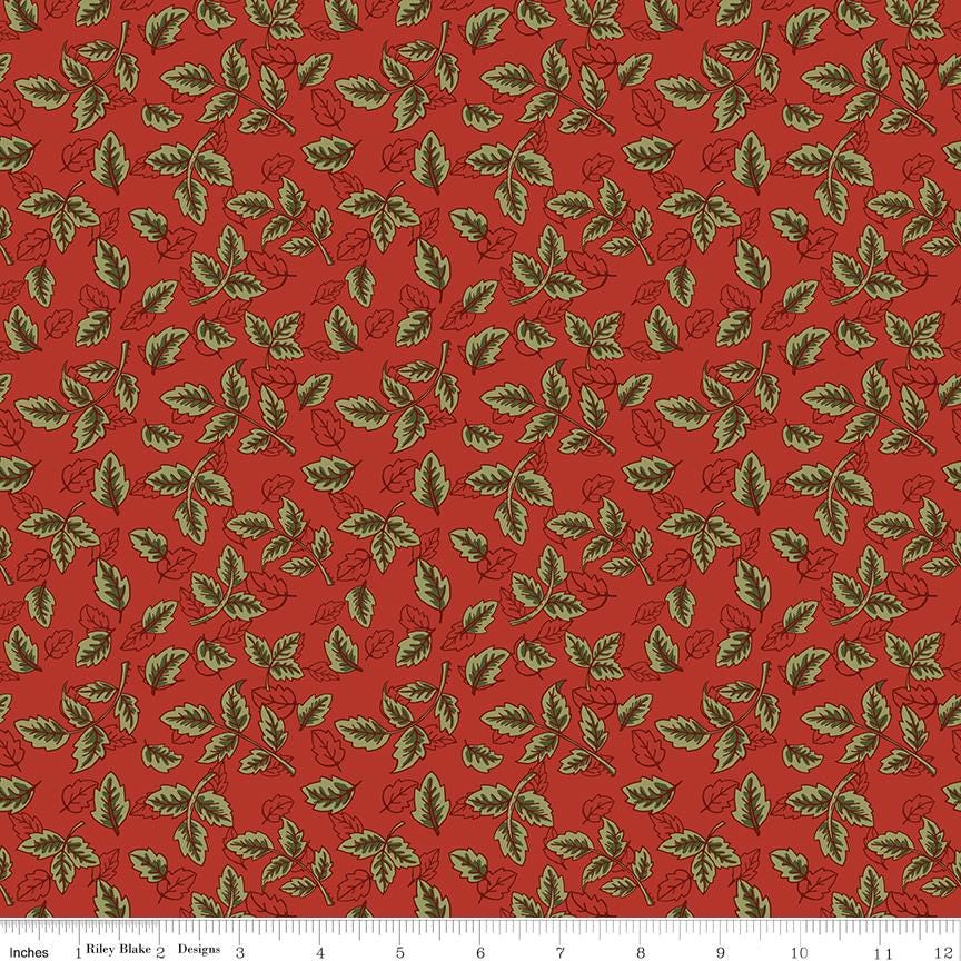 Tangled Garden 10" Stack, Riley Blake 10-18020-42, Precut 10" Floral Fabric Squares in Pink Red Green Black, Diane Labombarbe