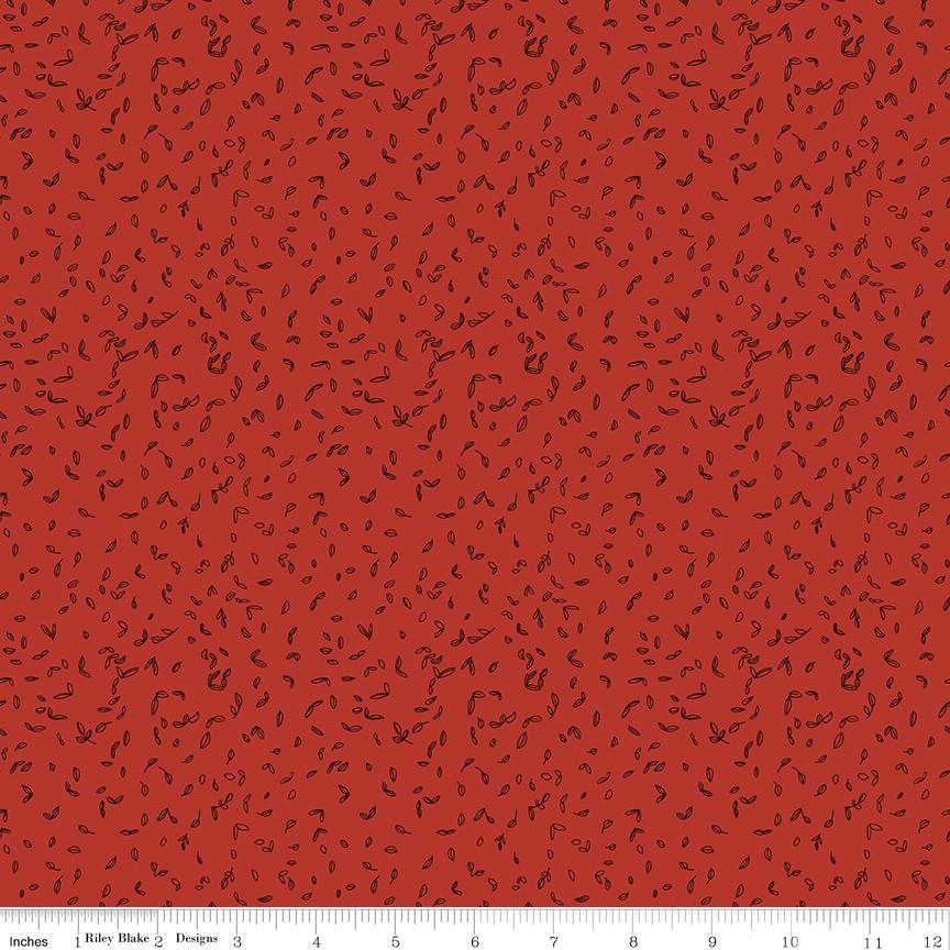 Tangled Garden 2.5" Rolie Polie, Riley Blake RP-18020-20, Precut 2.5" Floral Fabric Strips in Pink Red Green Black, Diane Labombarbe