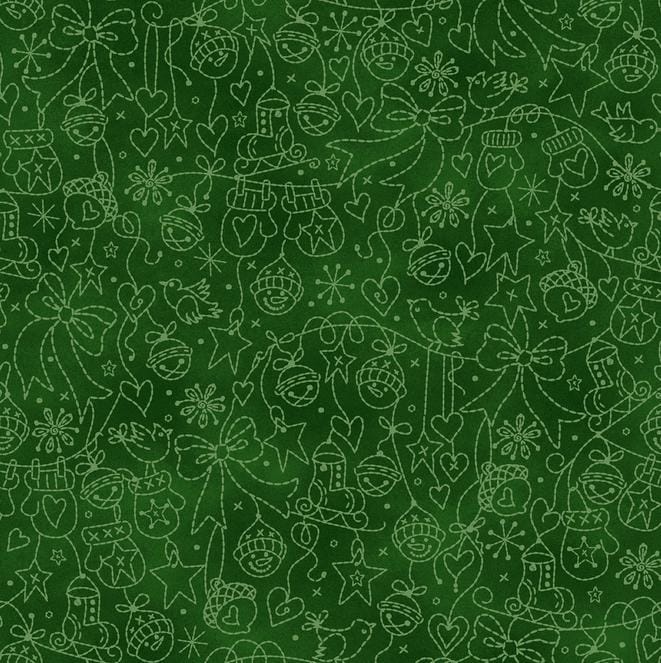 Christmastime 5" Charm Pack, Maywood Studio CP-MASCHRI, 5" Precut Green Red Beige Christmas Xmas Charm Pack Fabric Squares, Robin Kingsley