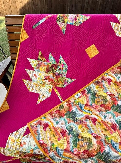 Warm Woodlands Quilt Pattern, Crafty Moose Quilts CMQ18, Fall Autumn Leaves Throw Quilt Pattern with Bonuses
