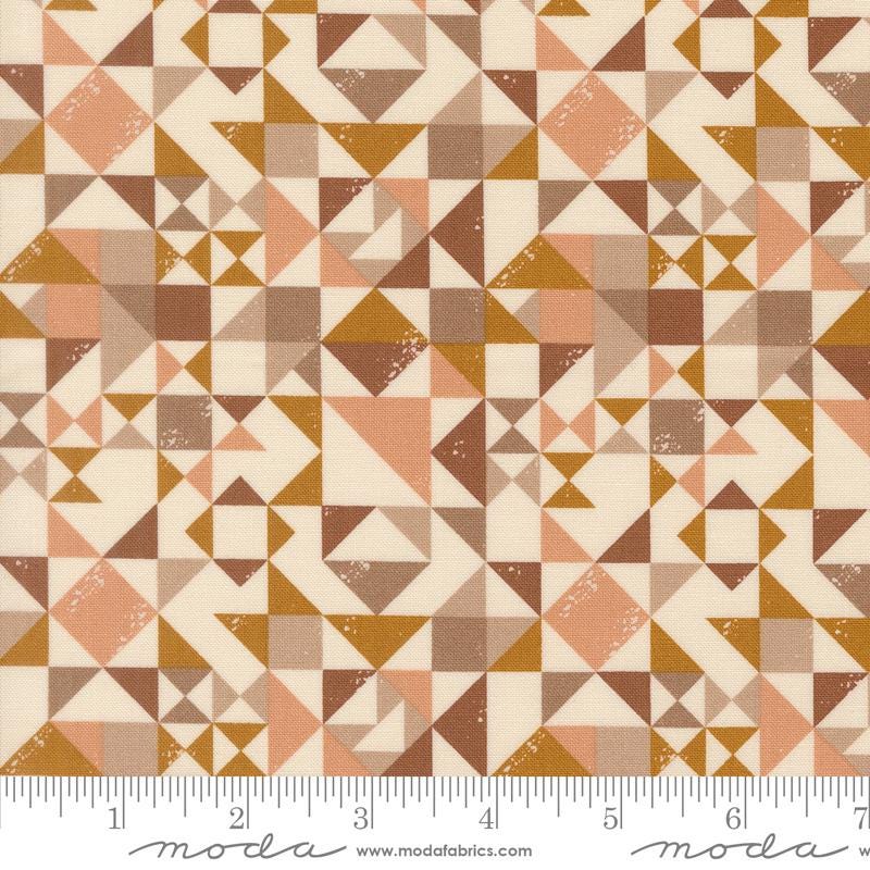 Wellspring 2.5" Jelly Roll, Moda 45670JR, Precut 2.5" Blue Brown Rust Charcoal Cream Floral Fabric Strips, Fancy That Design House