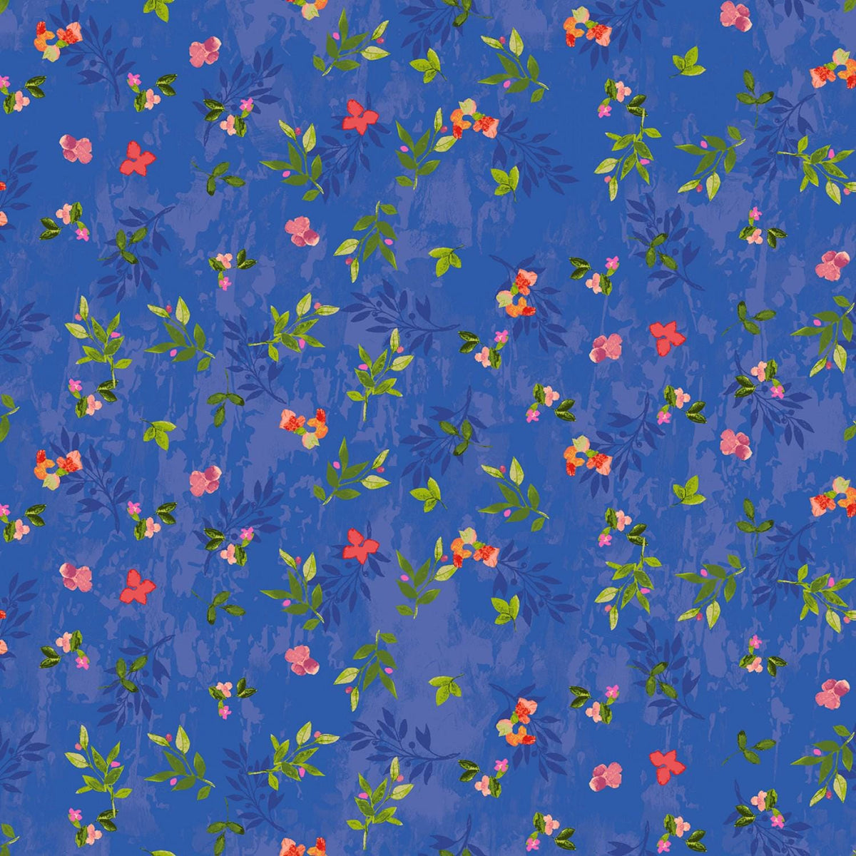 Feathered Friends Charm Pack OOP, Clothworks SQ0368, Multicolored Floral and Birds Charm Pack Fabric, 5" Precut Fabric Squares, Sue Zipkin
