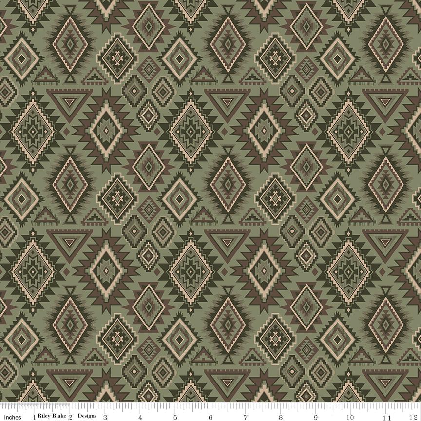 Whispering Pines 5" Stacker, Riley Blake 5-17950-42, Precut 5" Deer Moose Outdoors Nature Masculine Quilt Fabric Squares, RBD