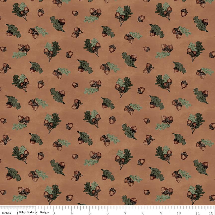 Whispering Pines 10" Stacker, Riley Blake 10-17950-42, Precut 10" Deer Moose Outdoors Nature Masculine Quilt Fabric Squares, RBD