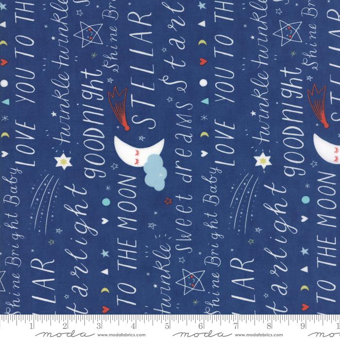 RARE Stellar Baby 5" Charm Pack OOP, Moda 35320PP, Precut 5" Baby Children's Outer Space Fabric Squares, Baby Quilt Fabric, Abi Hall