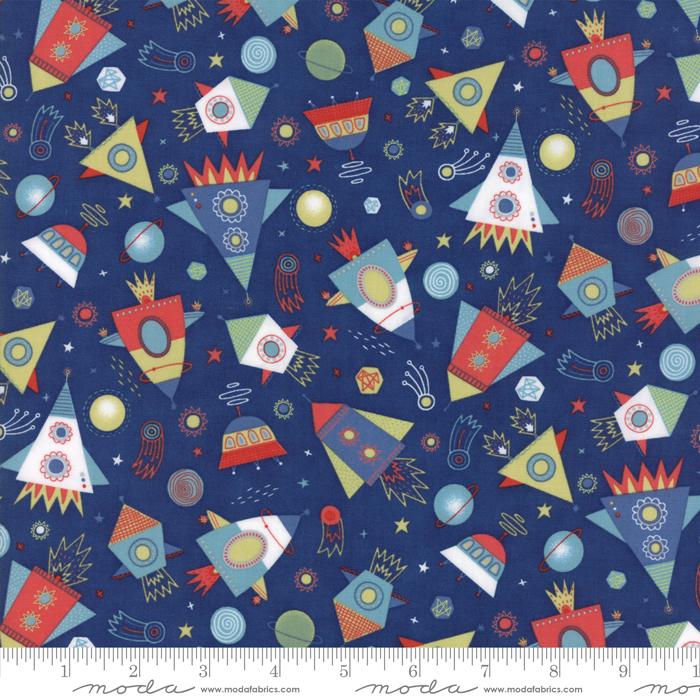 RARE Stellar Baby 5" Charm Pack OOP, Moda 35320PP, Precut 5" Baby Children's Outer Space Fabric Squares, Baby Quilt Fabric, Abi Hall