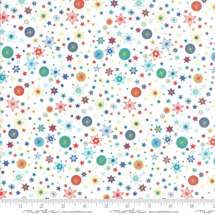 RARE Stellar Baby 5" Charm Pack OOP, Moda 35320PP, Precut 5" Baby Children's Outer Space Fabric Squares, Baby Quilt Fabric, Abi Hall