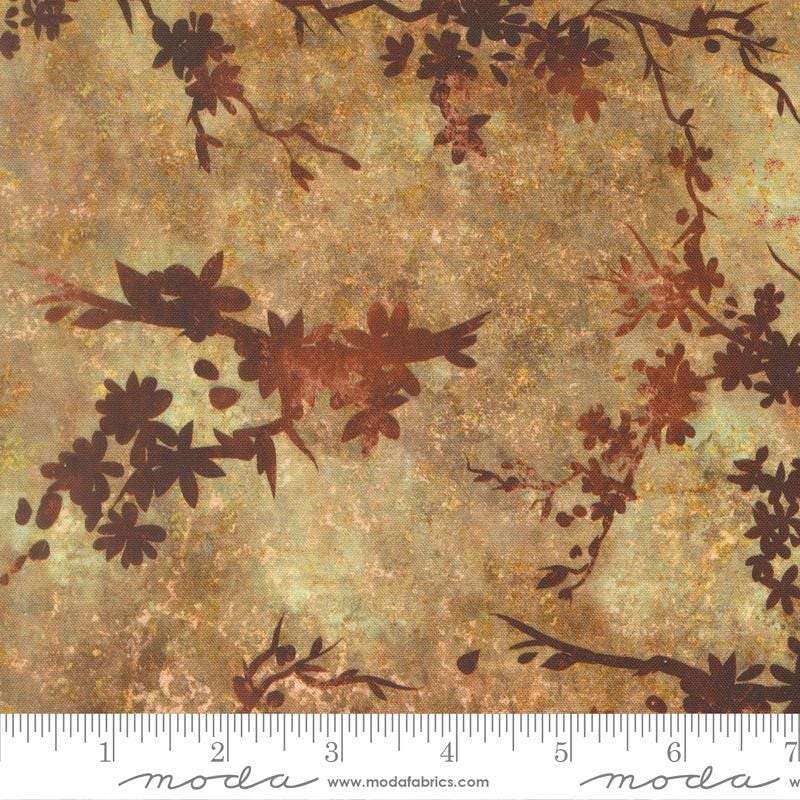 Tranquil Patina 5" Charm Pack, Moda 48110PP, 5" Precut Beige Blue Green Red Japanese Nature Inspired Fabric Squares, Debbie Maddy