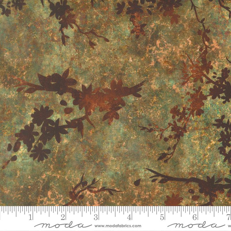 Tranquil Patina 2.5" Jelly Roll, Moda 48110JR, 2.5" Precut Modern Japanese Nature Inspired Fabric Strips, Debbie Maddy