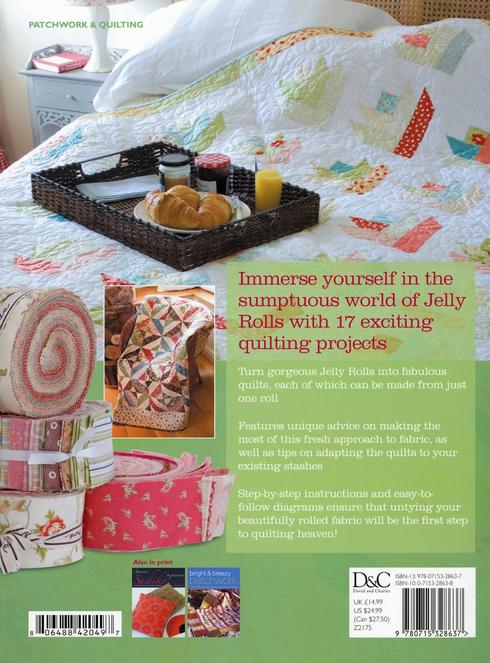 Jelly Roll Quilts Pattern Book, Pam and Nicky Lintott Z2175, 17 Strip Roll Project Designs, Patterns for Precuts
