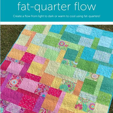 Fat Quarter Flow Quilt Pattern, Amanda Murphy Designs AMD141