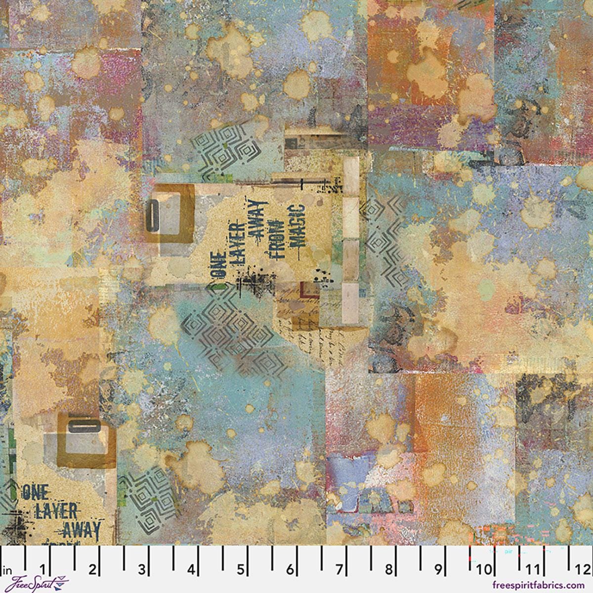 One Layer Away 18 Fat Quarter Bundle, Free Spirit FB4FQSE-ONELAYER, Modern Urban Edgy Fat Quarters, Seth Apter