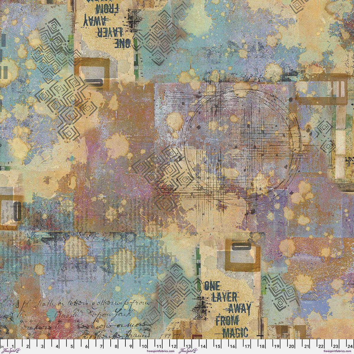 One Layer Away 18 Fat Quarter Bundle, Free Spirit FB4FQSE-ONELAYER, Modern Urban Edgy Fat Quarters, Seth Apter