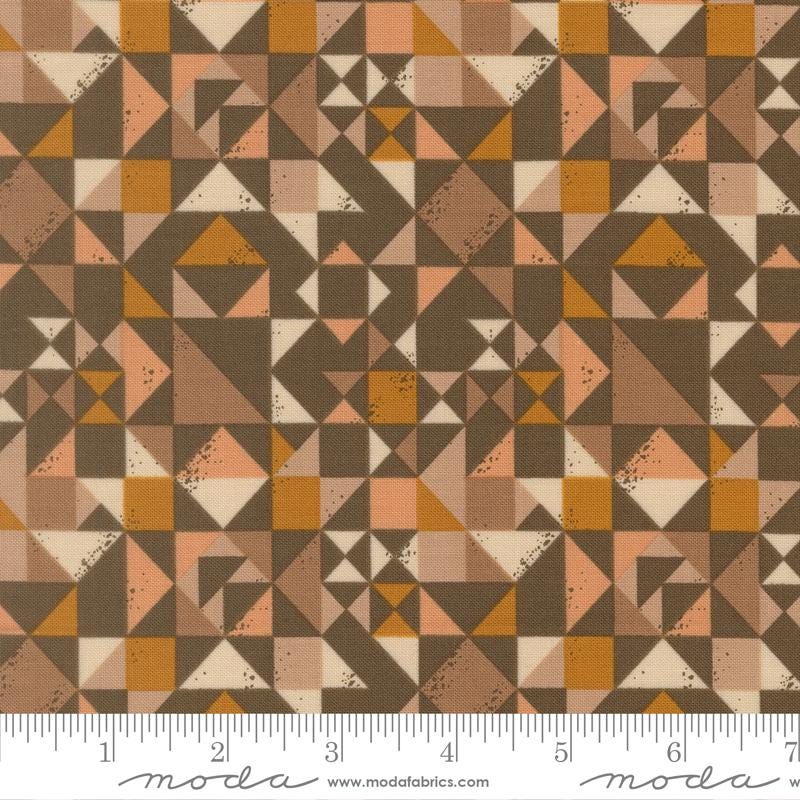 Wellspring 2.5" Jelly Roll, Moda 45670JR, Precut 2.5" Blue Brown Rust Charcoal Cream Floral Fabric Strips, Fancy That Design House
