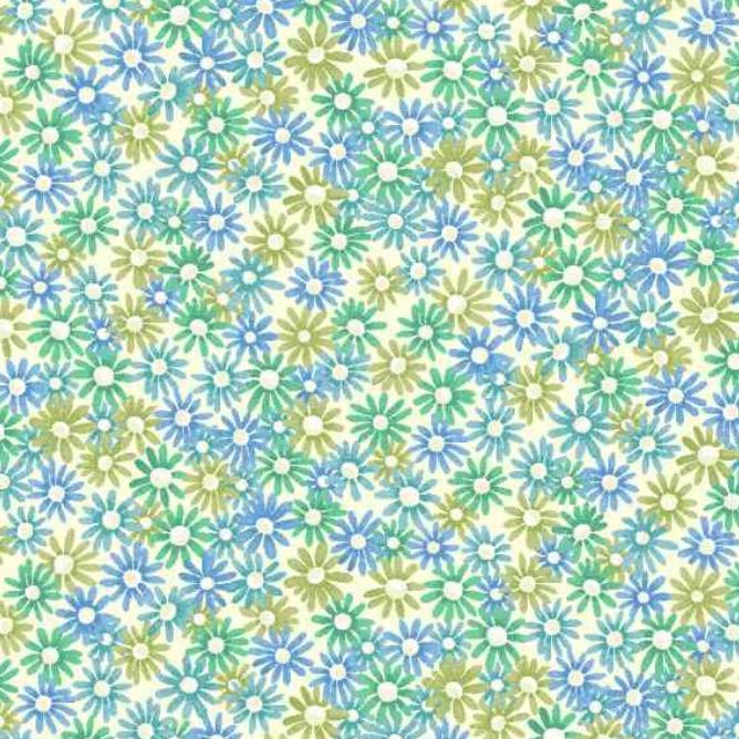 Garden Park 5" Charm Squares, Studio E FB6CPSE-GARDENPARK, 5" Precut Blue Green Floral Butterfly Charm Pack Fabric Squares, Jennifer Brinley