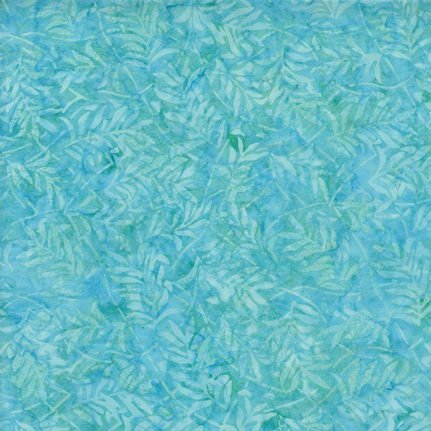 Tonga Cabo Batik 2.5" Strips, Timeless Treasures Treat-Strip40 Cabo, Precut 2.5" Turquoise Blue Brown Beige Coastal Batik Fabric Strips