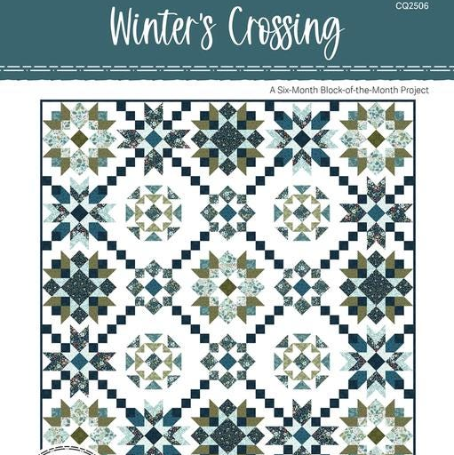 Winter's Crossing Quilt Pattern, Cora's Quilts CQ2506