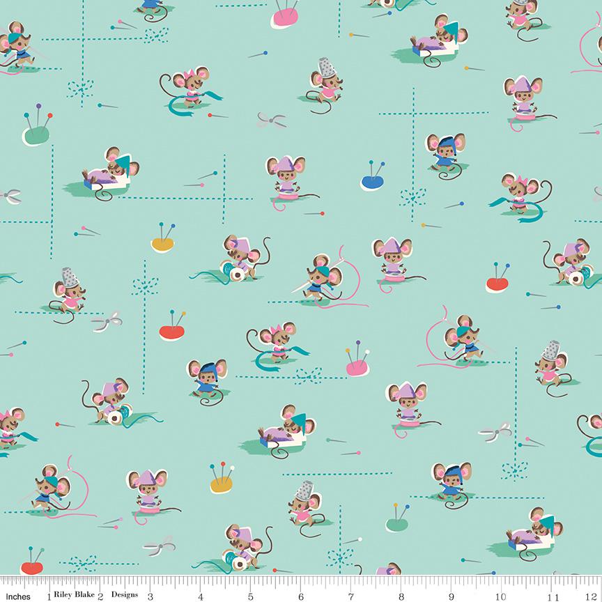Wishes 5" Stacker, Riley Blake 5-18070-42, 5" Precut Pink Blue Mint Lavender Cinderella Fairy Tale Charm Pack Fabric Squares, Jill Howarth