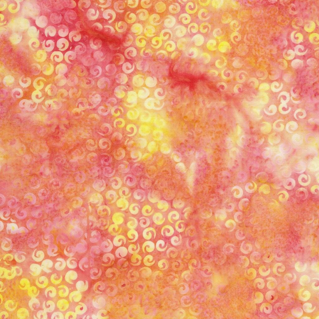Promise Kept 5" Stamp, Island Batik, 5" Precut Pink Green Blue Orange Yellow Rainbow Batik Fabric Charm Pack Quilt Squares