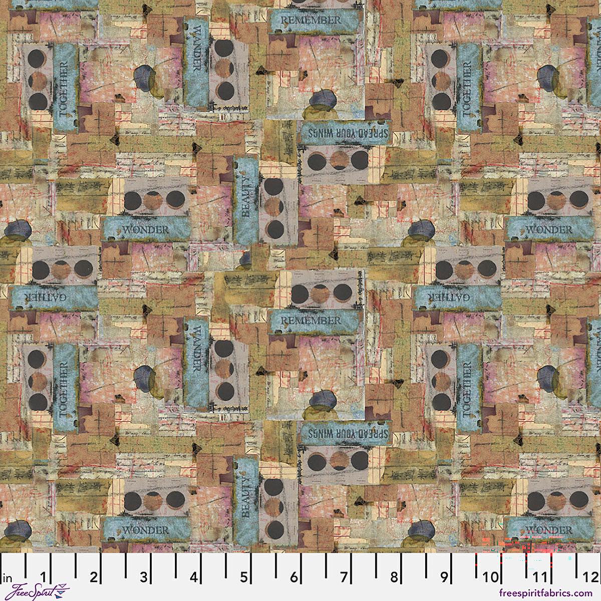 One Layer Away 18 Fat Quarter Bundle, Free Spirit FB4FQSE-ONELAYER, Modern Urban Edgy Fat Quarters, Seth Apter