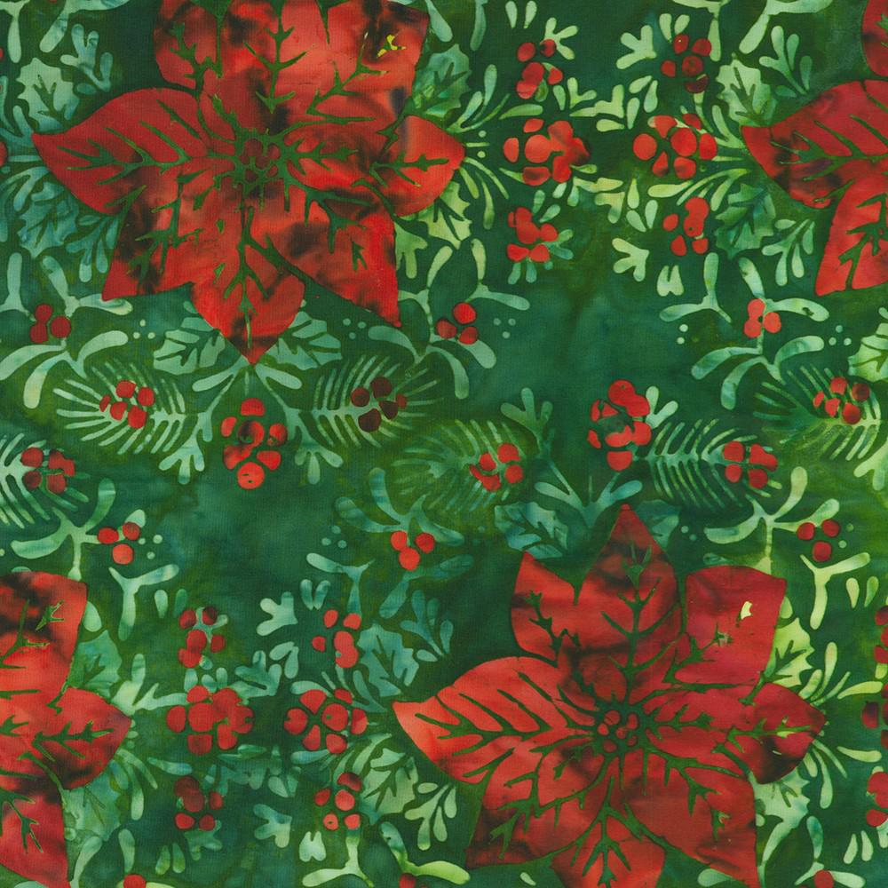 Artisan Batiks - Christmas Cheer 5" Charm Squares, Robert Kaufman CHS-1388-42, 5" Precut Red Green Christmas Xmas Batik Fabric Squares
