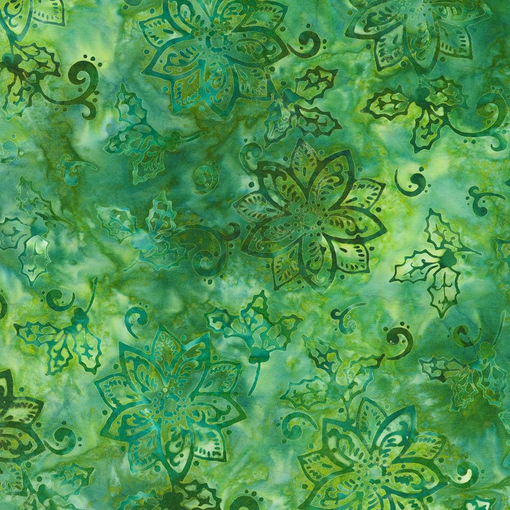 Artisan Batiks - Christmas Cheer 5" Charm Squares, Robert Kaufman CHS-1388-42, 5" Precut Red Green Christmas Xmas Batik Fabric Squares