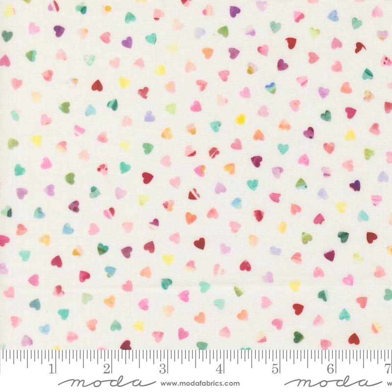 Fleur the Love 5" Charm Pack, Moda 39880PP, Precut 5" Watercolor Purple Teal Pink Floral Fabric Squares, Create Joy Project