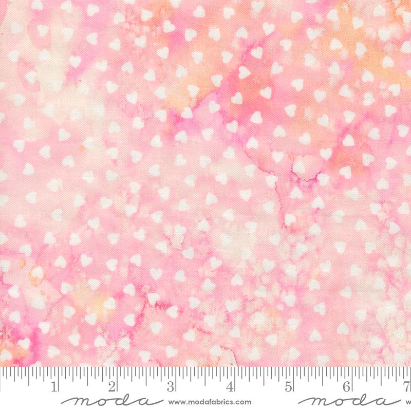 Fleur the Love 5" Charm Pack, Moda 39880PP, Precut 5" Watercolor Purple Teal Pink Floral Fabric Squares, Create Joy Project