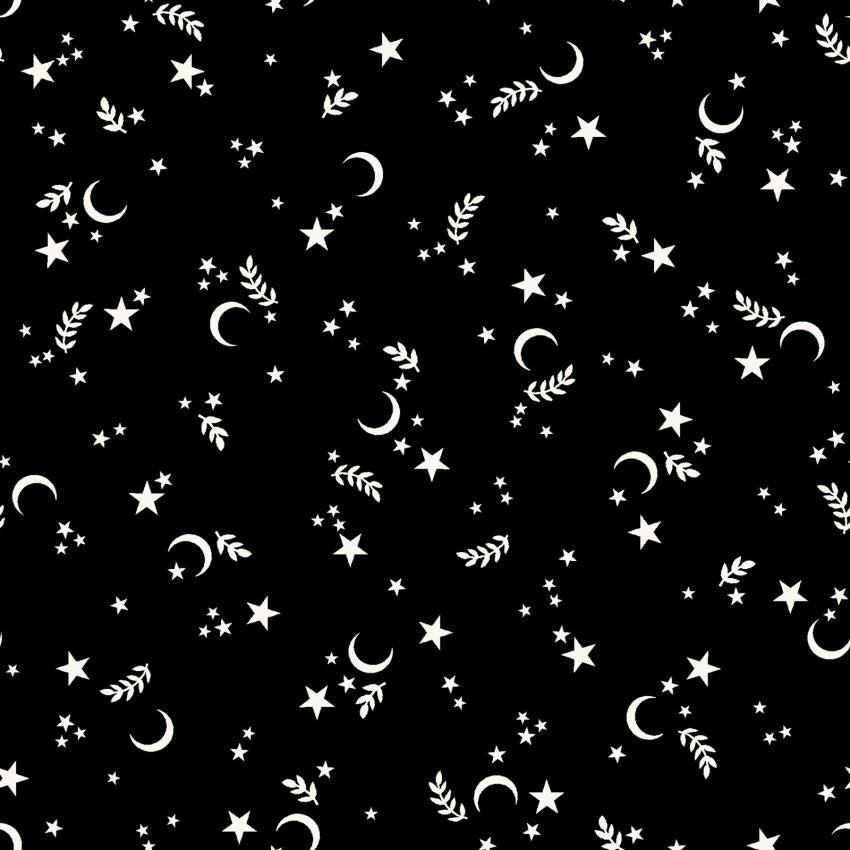 Goth Gardens 2.5" Strips, Maywood Studio ST-MASGOTH, 2.5" Precut Halloween Black Orange Gray White Pumpkins Skeletons Bats Fabric Strips