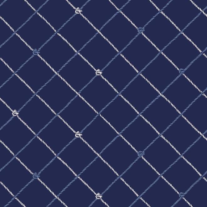 Regatta Days 5" Charm Pack, Maywood Studio CP-MASREDA, 5" Precut Red White Blue Tan Nautical Sailboats Quilt Fabric Squares